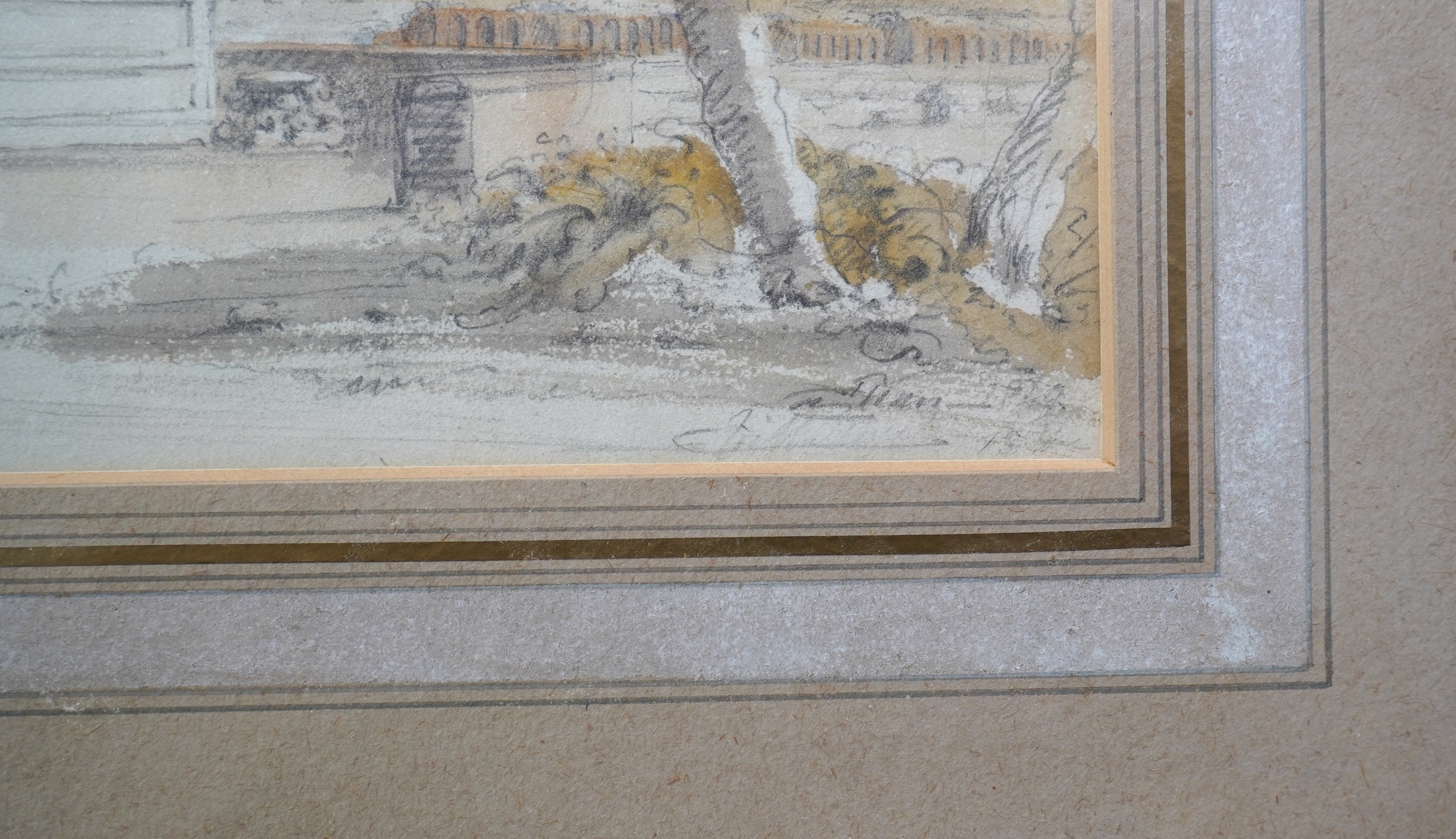 Italian School, 19th century, 'Villa Mattei'